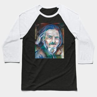 ALAN WATTS watercolor portrait.5 Baseball T-Shirt